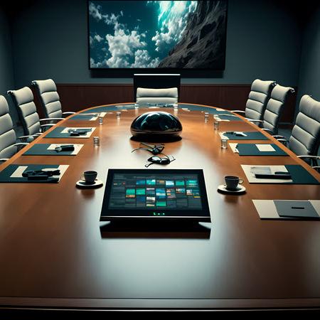 Photo of a board room